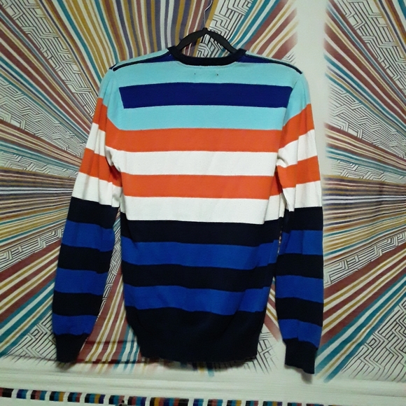 Hurley Mens/Unisex Small Striped Crewneck Sweater - Picture 3 of 11
